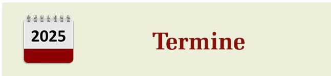 Unsere Termine für Auktionen und Einlieferungen 2025